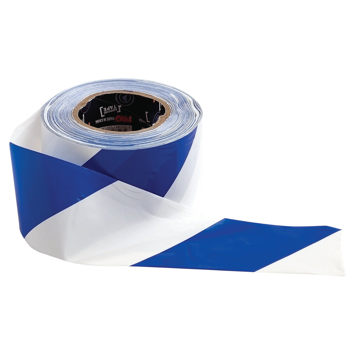 Barricade Tape - 100m X 75mm Blue & White (5 Pack)
