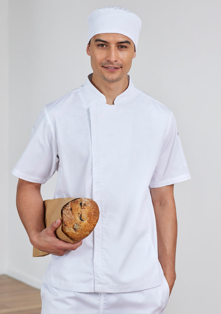 Mens Alfresco Short Sleeve Chef Jacket
