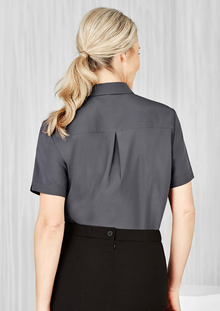 Womens Florence Plain Short Sleeve Shirt