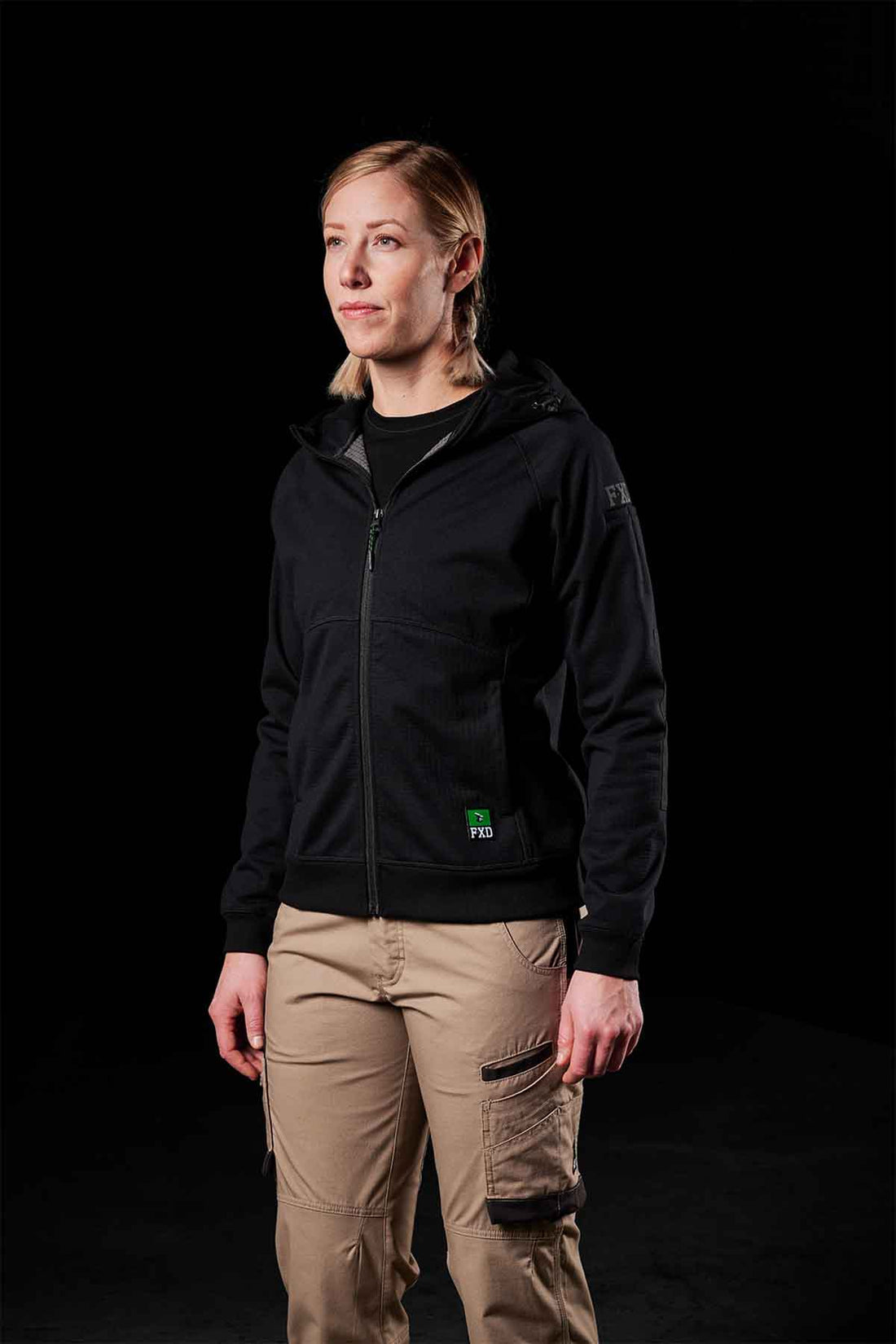 Womens 3-Layer Bonded Membrane Fleece Hoodie