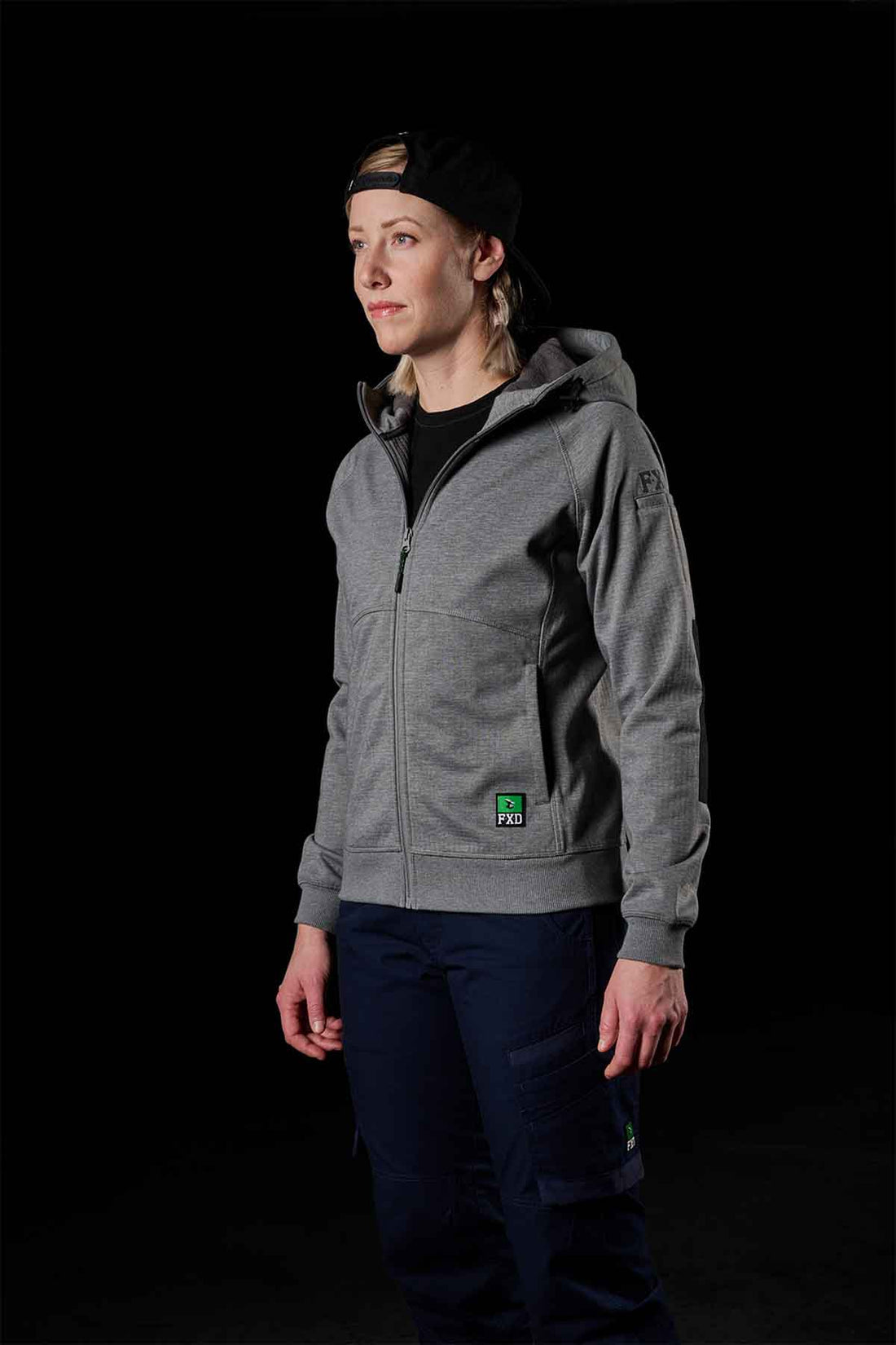 Womens 3-Layer Bonded Membrane Fleece Hoodie