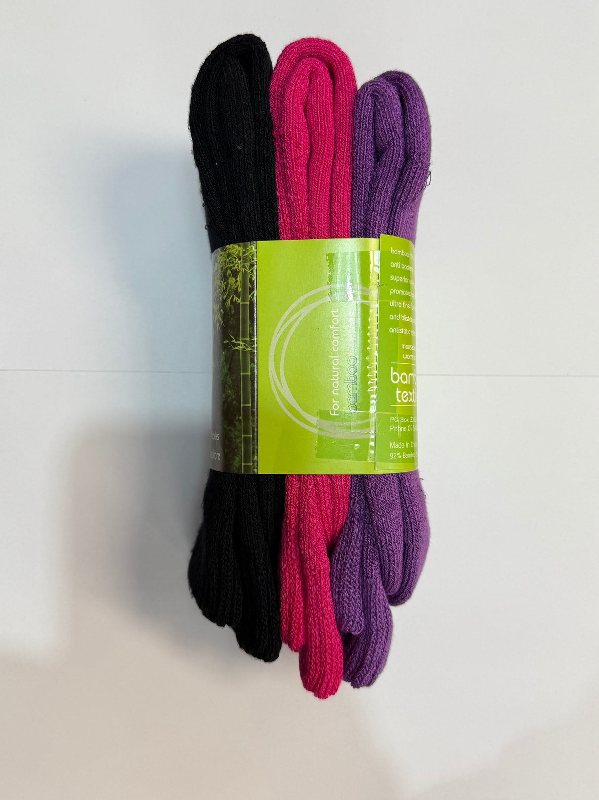 Bamboo Textiles 3 Yarn Work Socks - 3 Packs