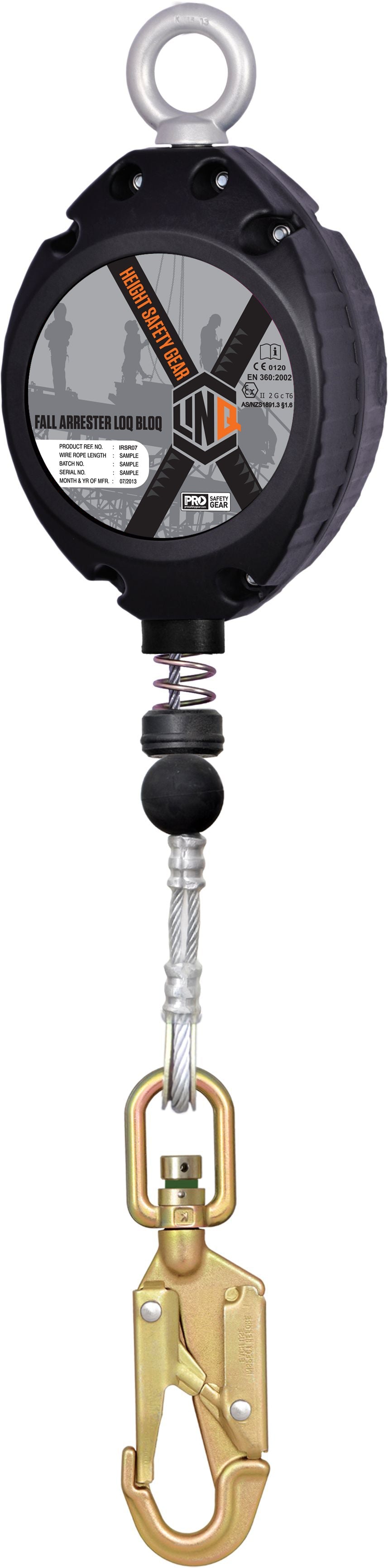 Self Retracting 7M Wire Rope Loq-Bloq