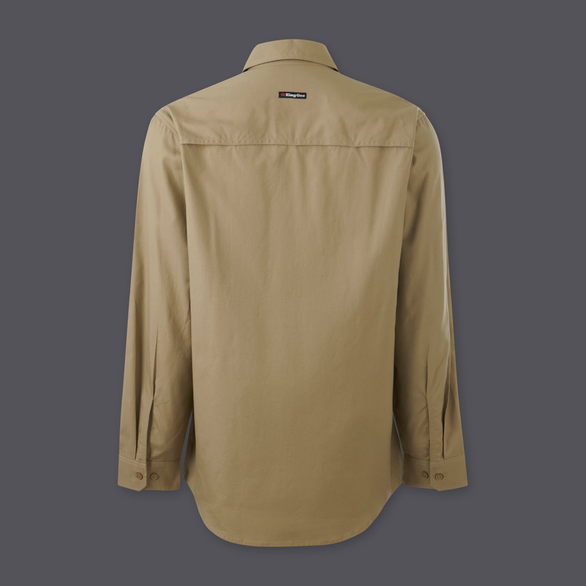 KingGee Mens Workcool Vented Shirt Long Sleeve