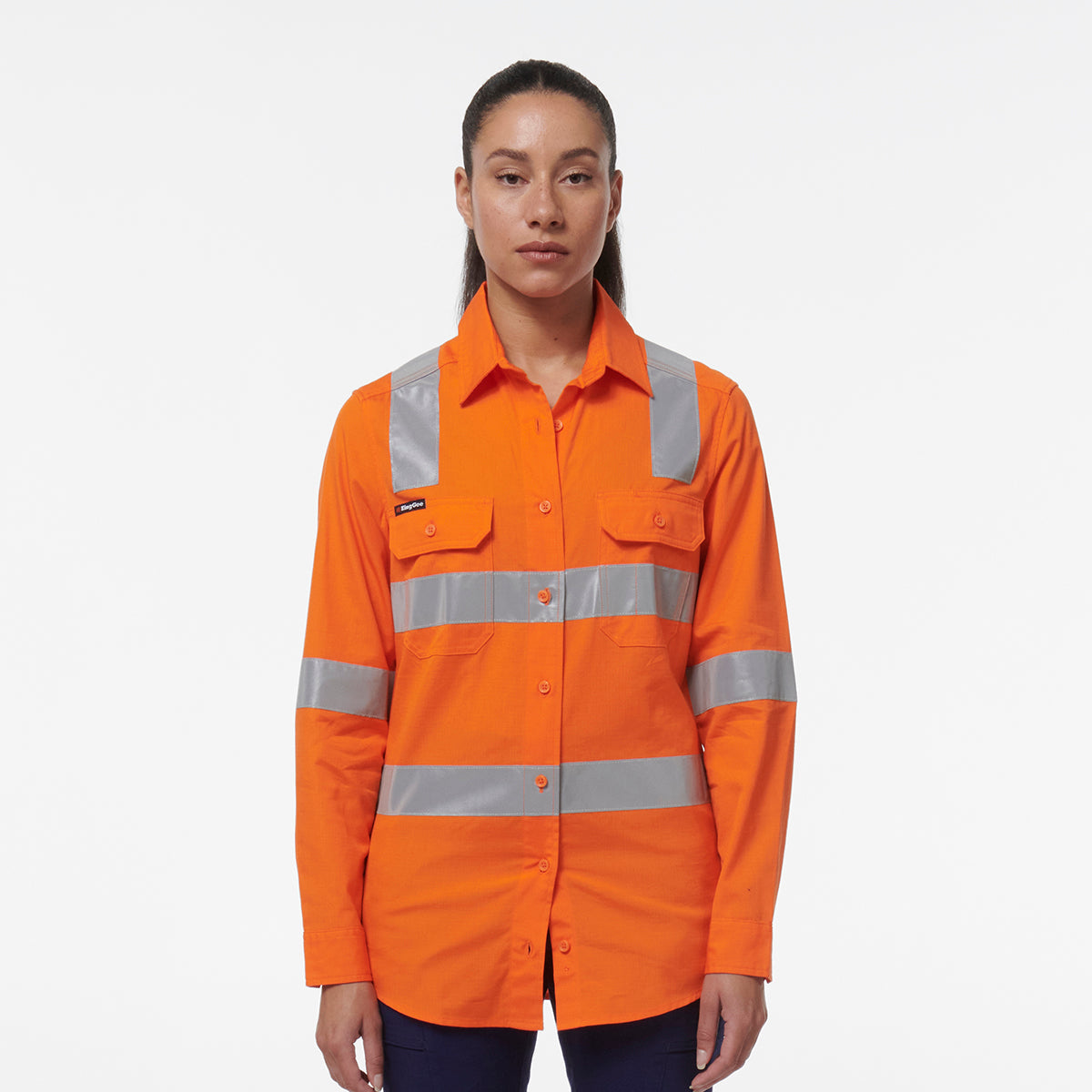 KingGee Women’s Workcool Vented NSW Rail Shirt