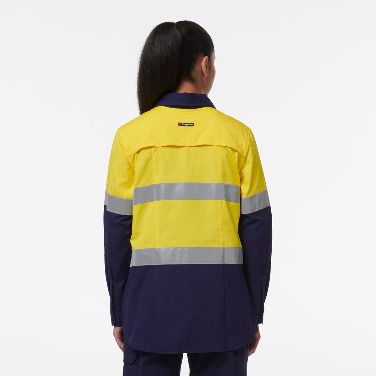 KingGee Womens Workcool Maternity Reflective Shirt