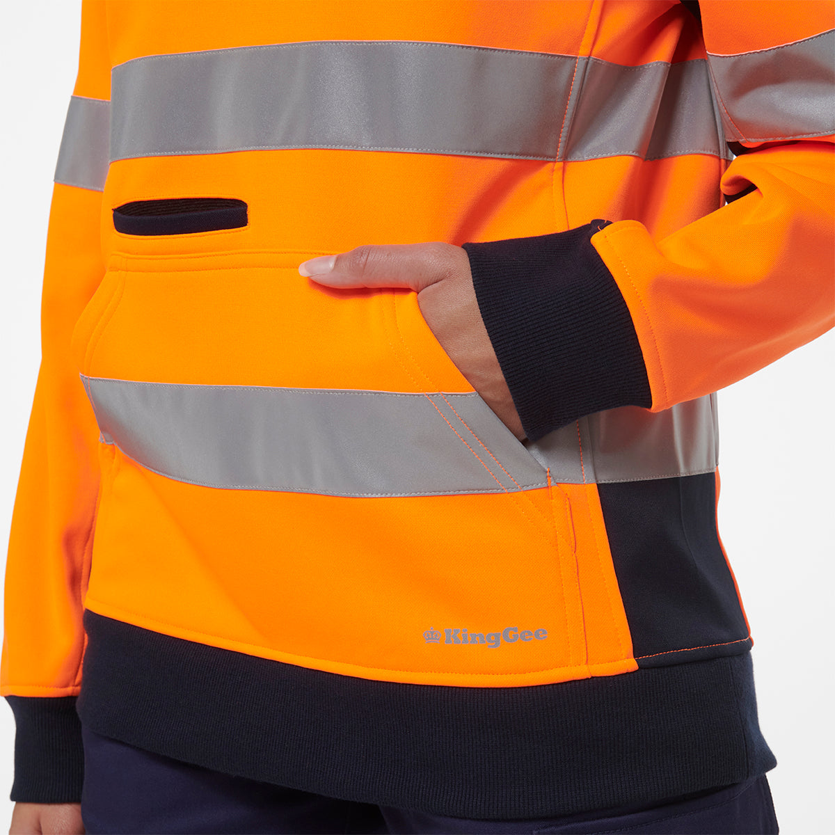 KingGee Women’s Reflective 1/4 Zip Fleece