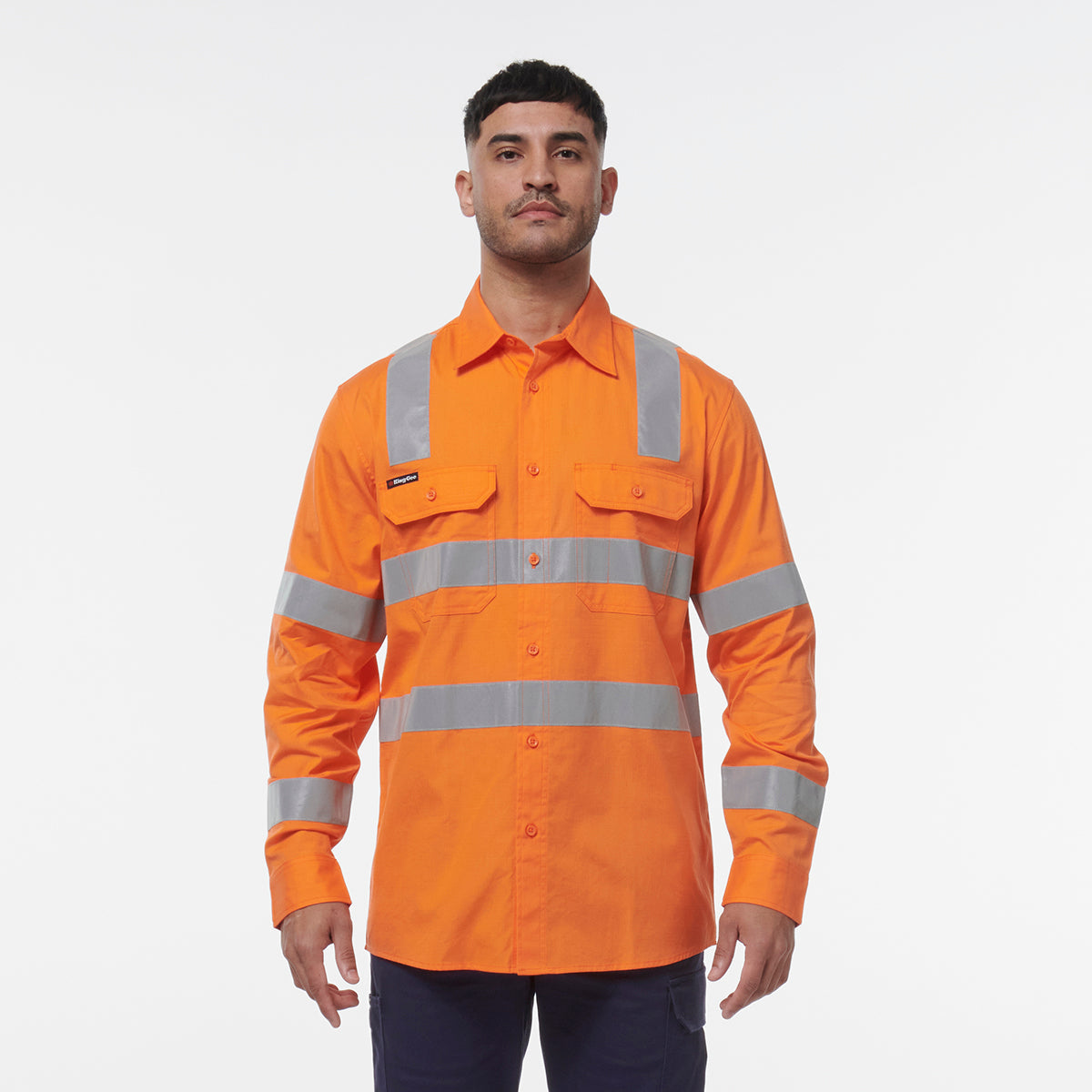 KingGee Workcool Vented Vic Rail Shirt