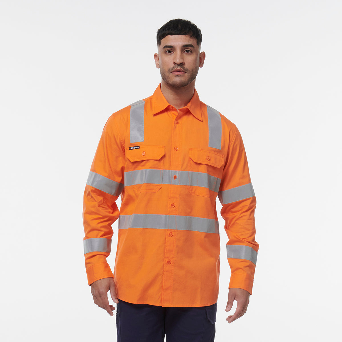 KingGee Workcool Vented Vic Rail Shirt