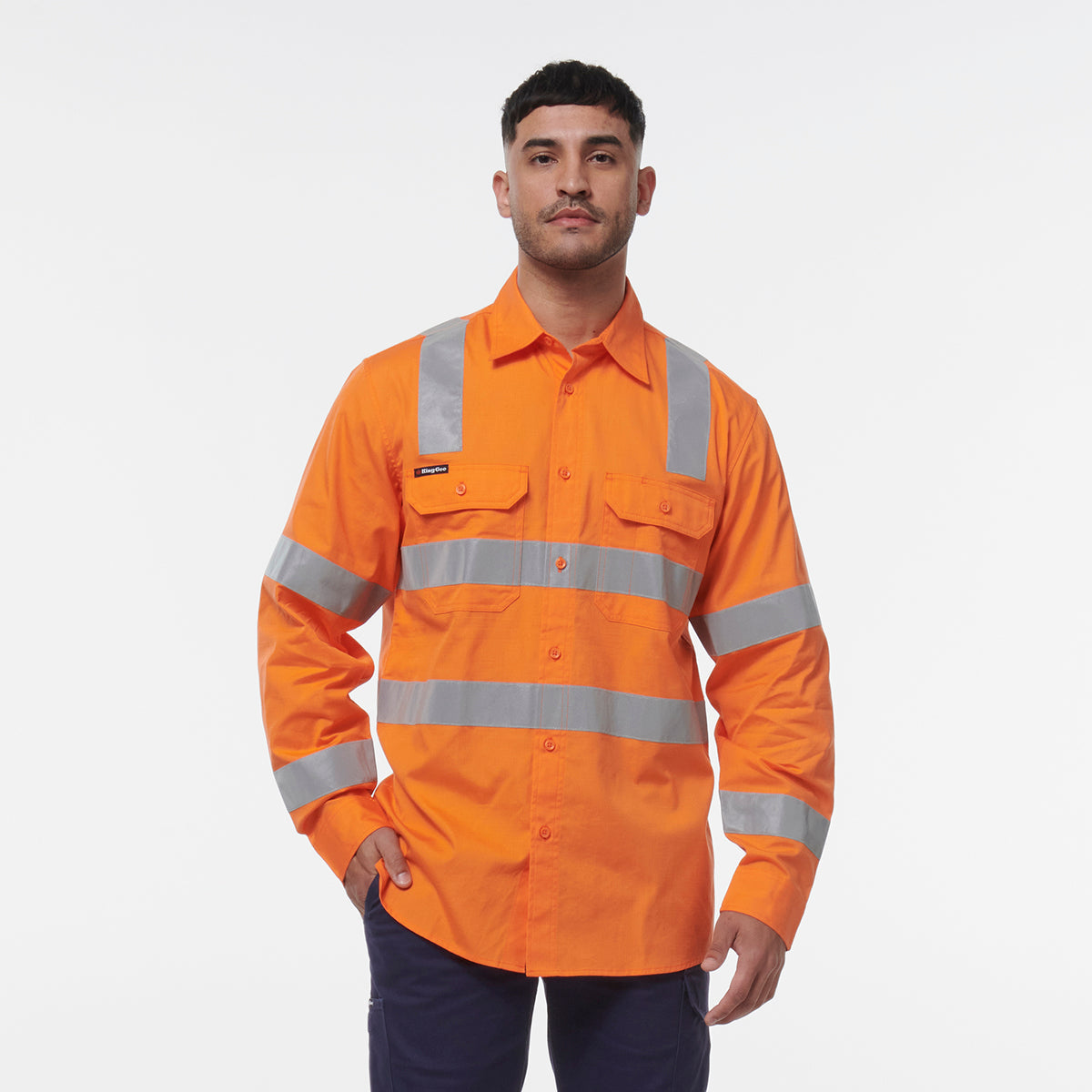 KingGee Workcool Vented Vic Rail Shirt