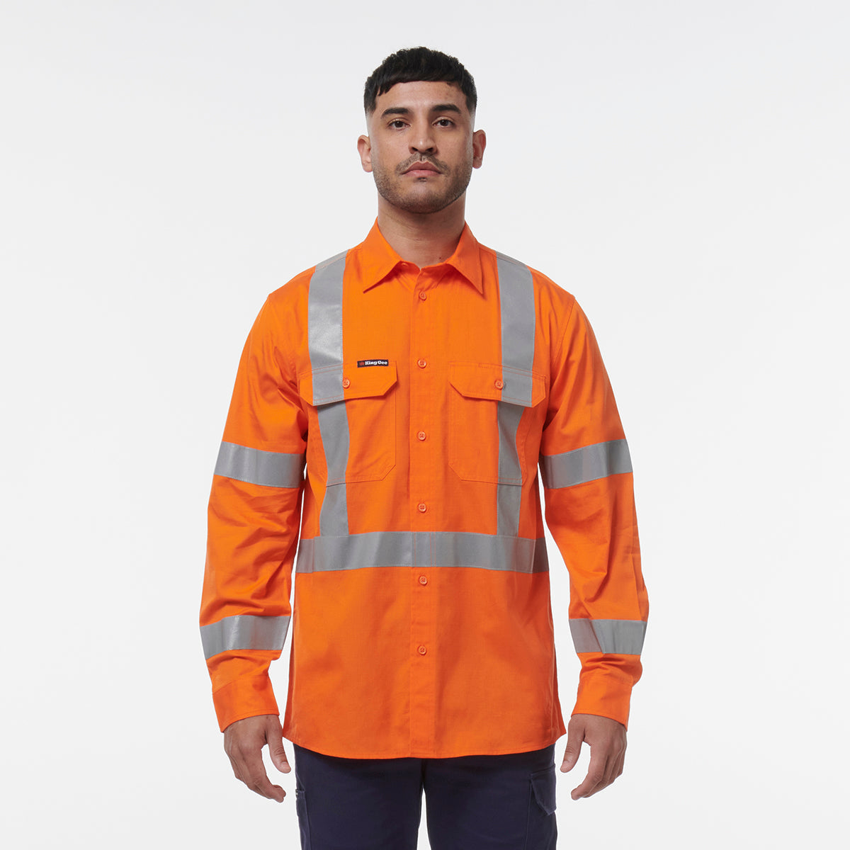 KingGee Workcool Vented NSW Rail Shirt