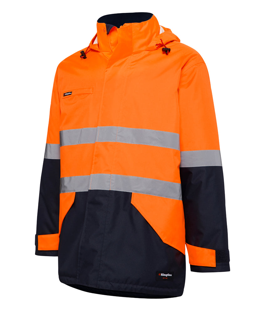 KingGee Reflective Insulated Wet Weather Jacket