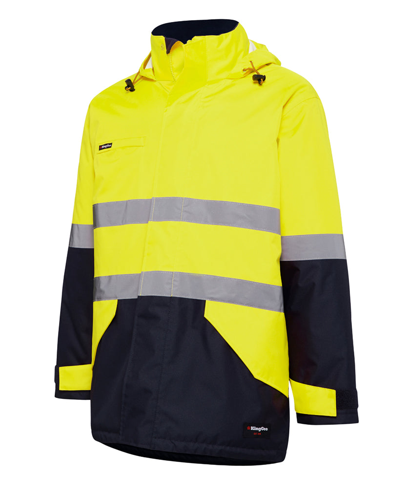 KingGee Reflective Insulated Wet Weather Jacket