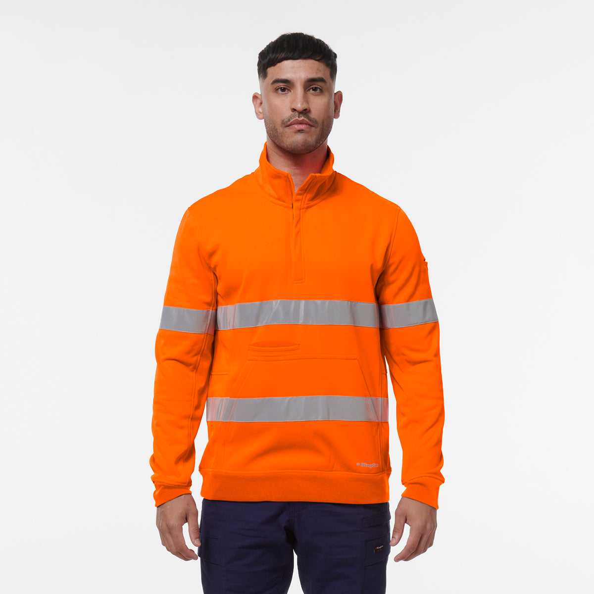 KingGee Reflective 1/4 Zip Fleece
