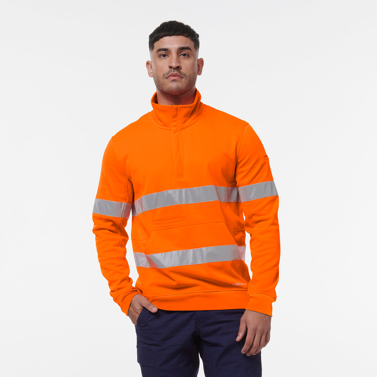 KingGee Reflective 1/4 Zip Fleece