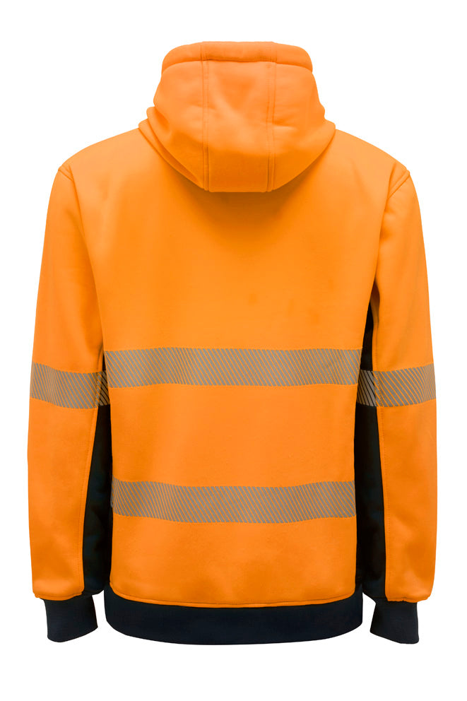 KingGee Mens Hi Vis Refelctive Pull Over Hoodie