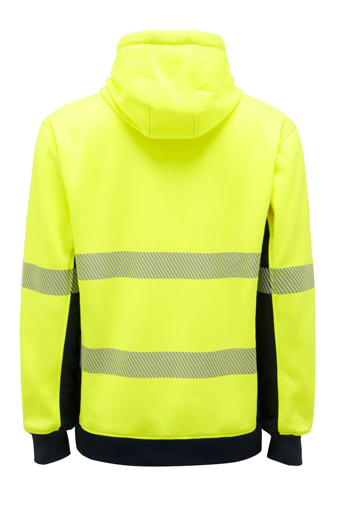 KingGee Mens Hi Vis Refelctive Pull Over Hoodie