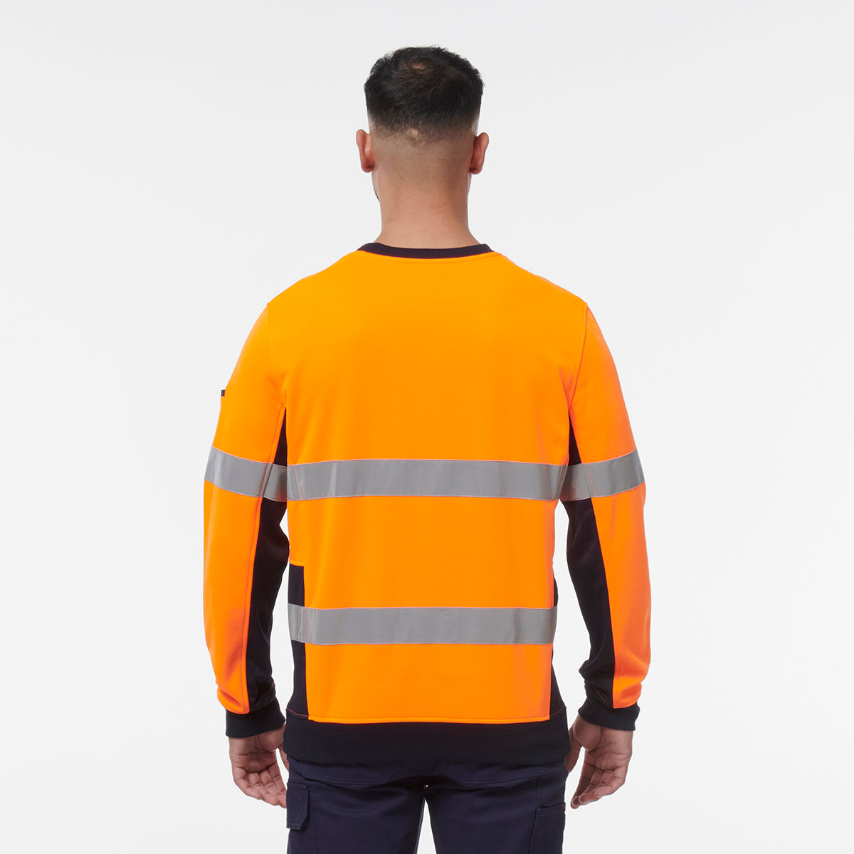 KingGee Reflective Crew Neck Fleece