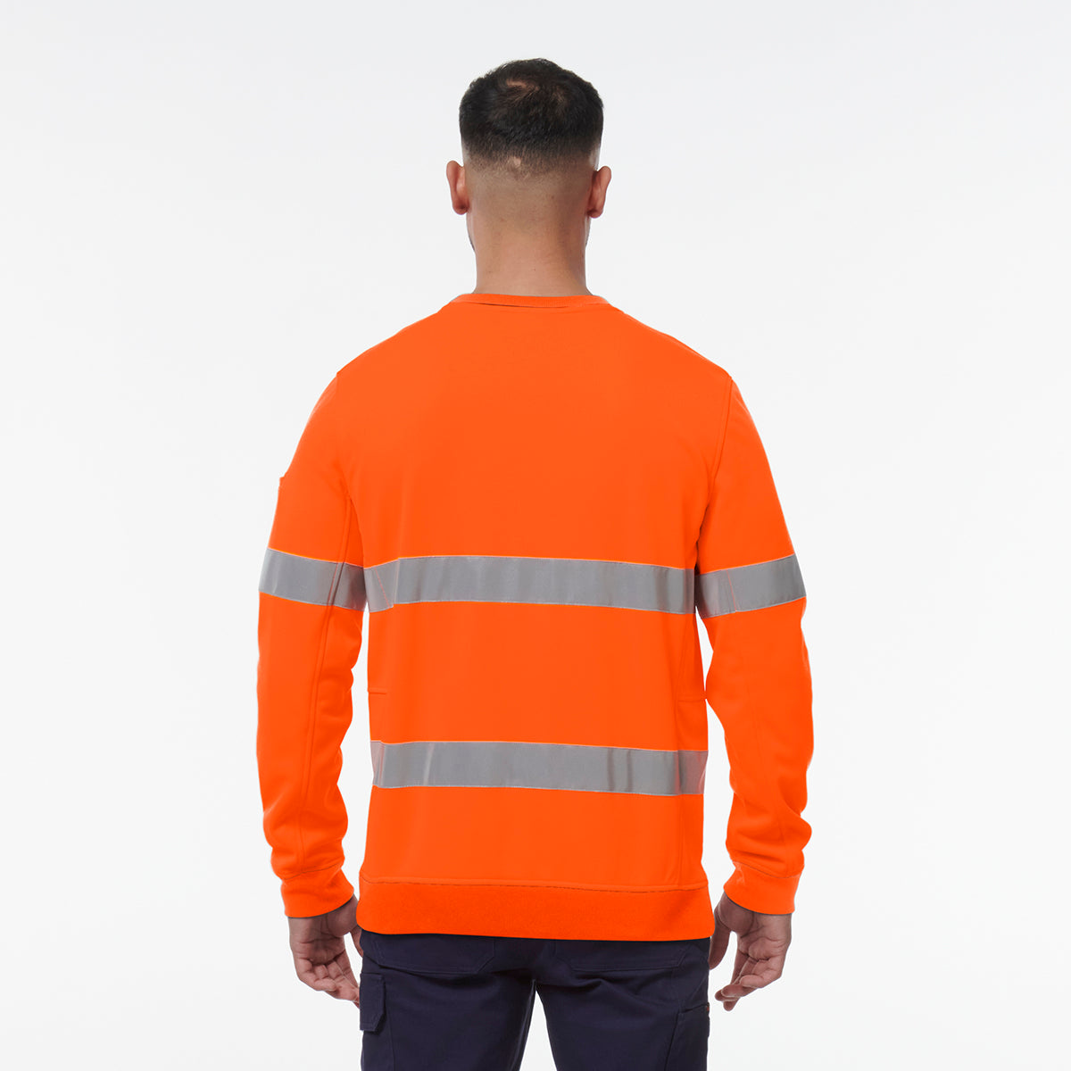 KingGee Reflective Crew Neck Fleece