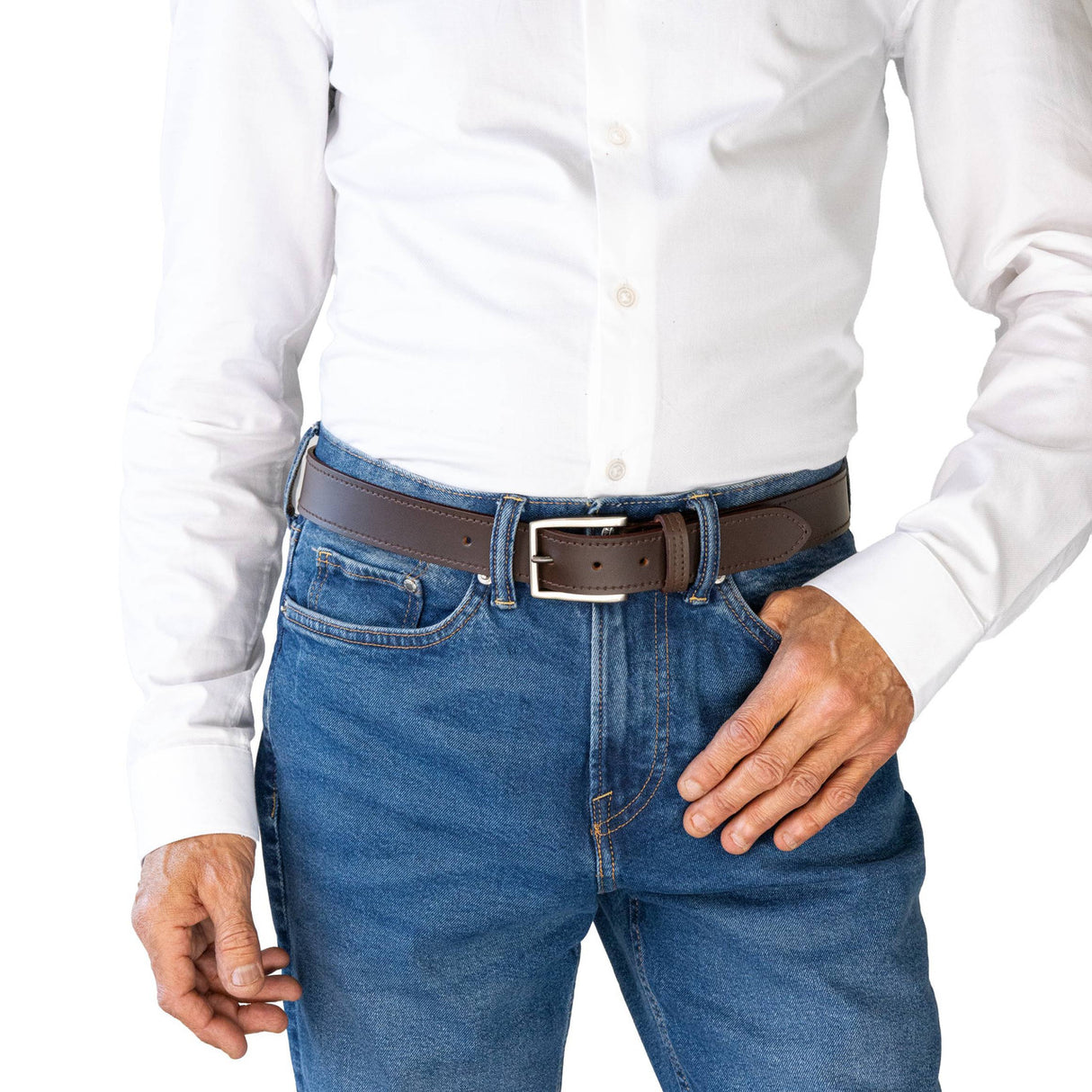 McAllister Buffalo Leather Belt