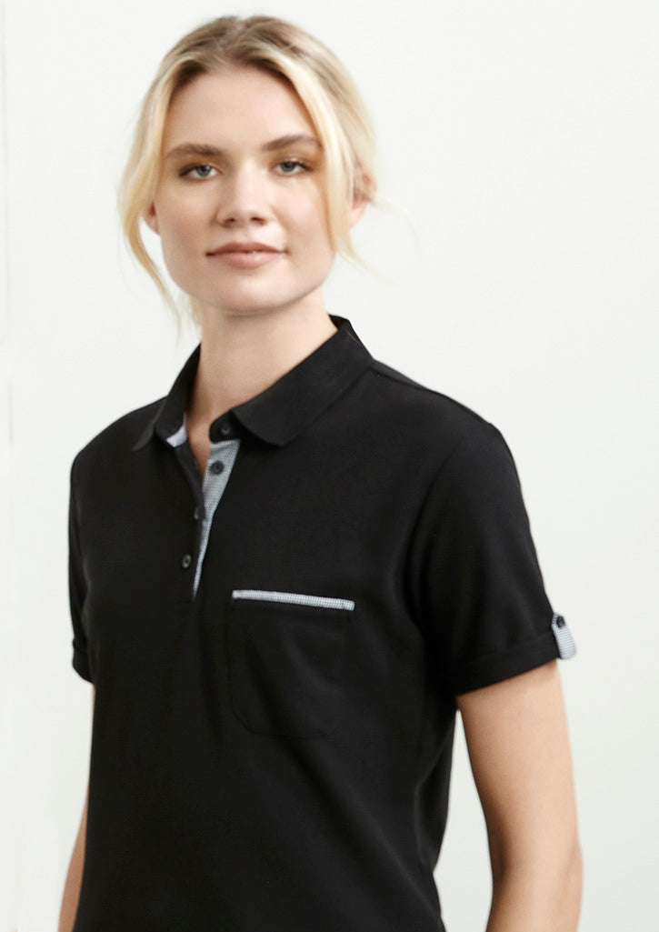 Womens Edge Short Sleeve Polo