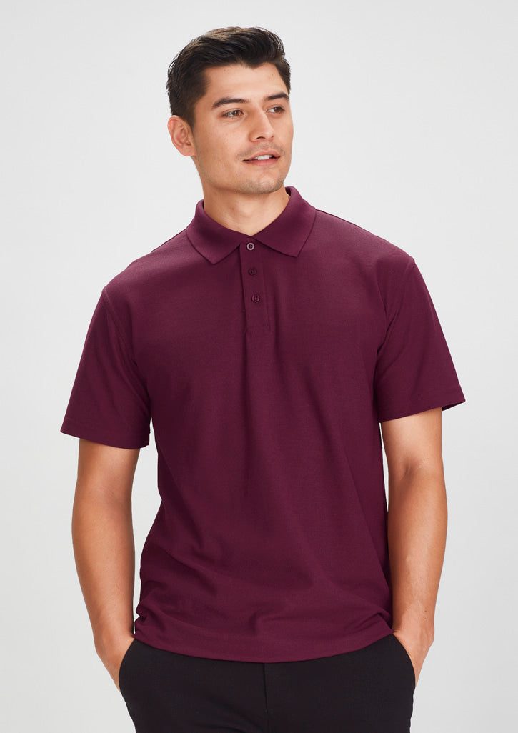Mens Crew Short Sleeve Polo