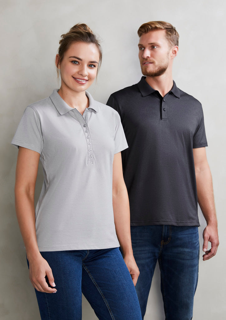 Womens Shadow Short Sleeve Polo