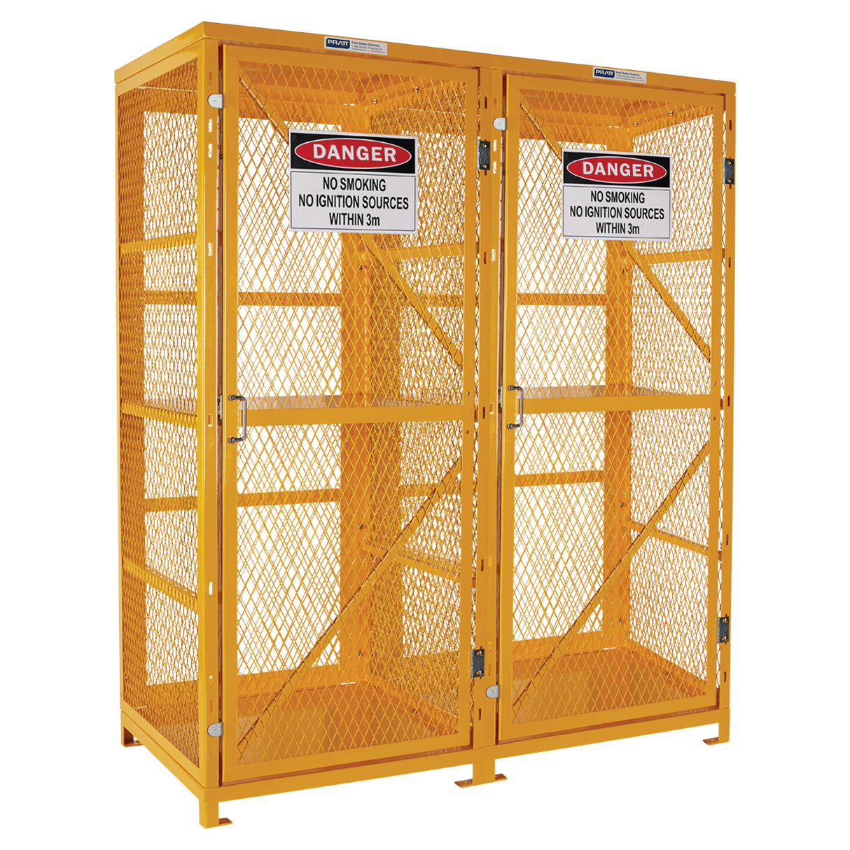 Forklift Storage Cage. 2 Storage Levels Up To 16 Forklift Cylinders. (Comes Flat Packed - Assembly Required)