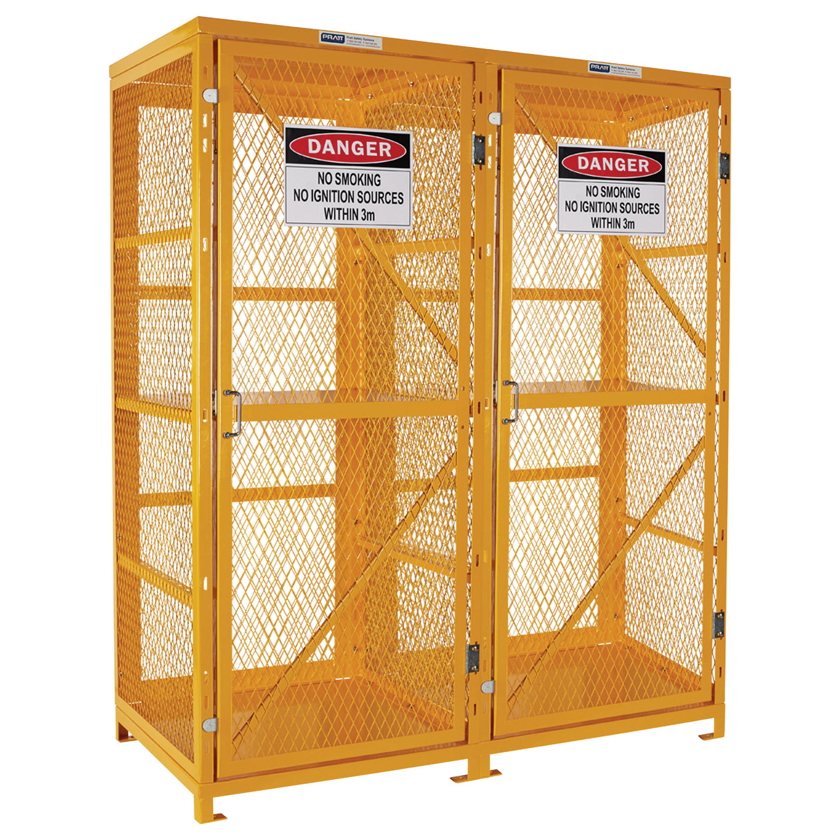 Forklift Storage Cage. 2 Storage Levels Up To 16 Forklift Cylinders