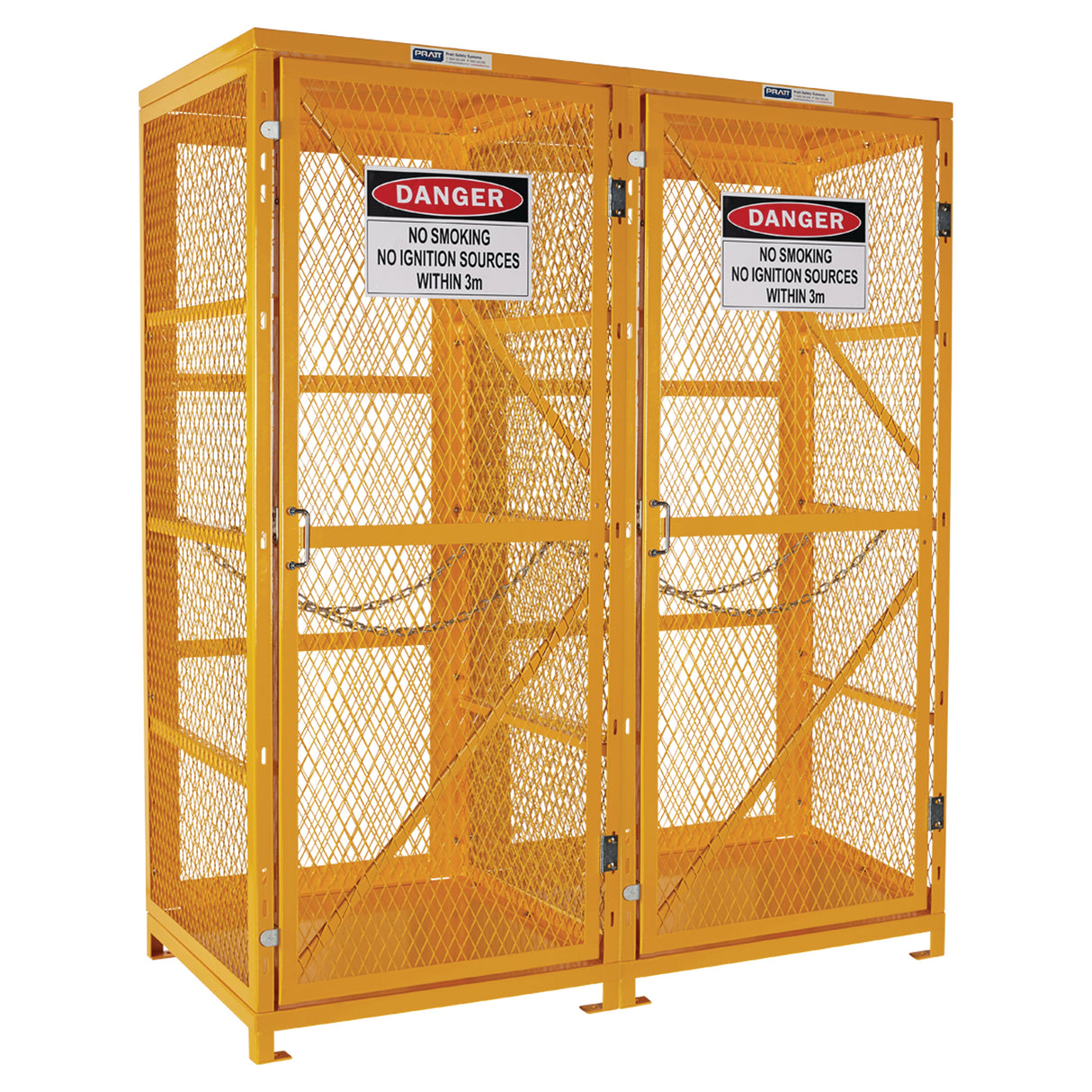 Gas Cylinder Storage Cage. 1 Storage Level Up To 18 G-Sized Cylinders