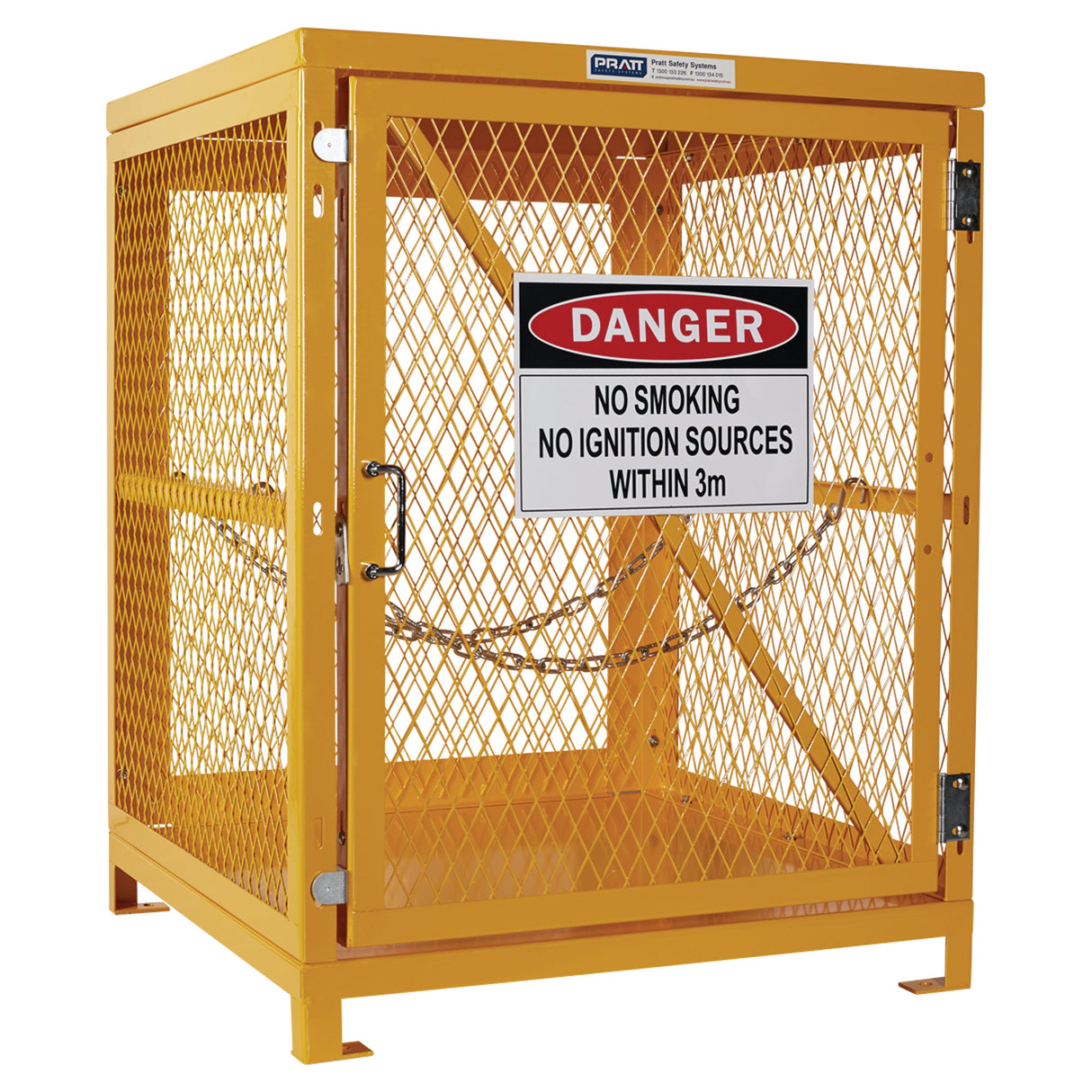 Forklift Storage Cage. 1 Storage Level Up To 4 Forklift Cylinders. (Comes Flat Packed - Assembly Required)