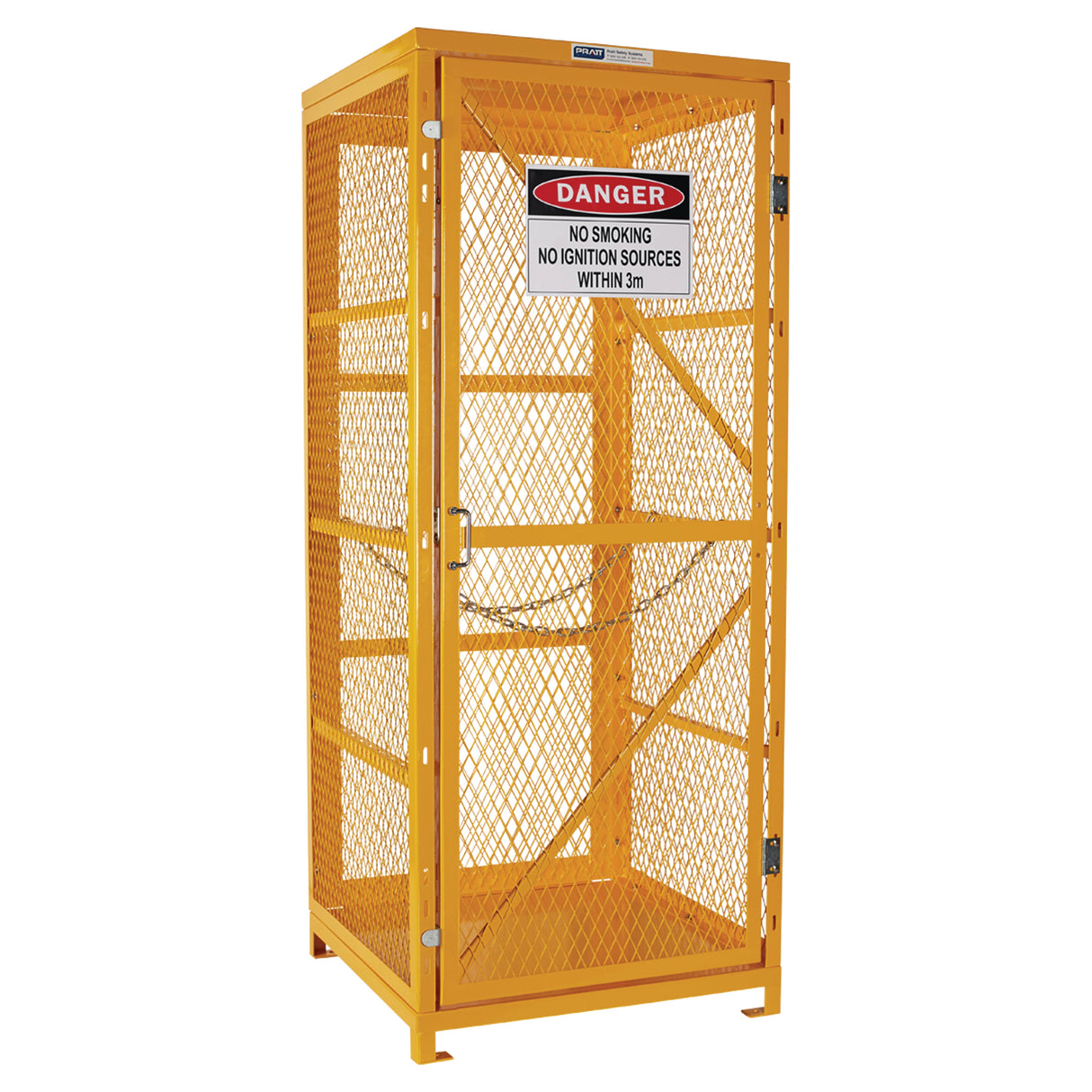 Gas Cylinder Storage Cage. 1 Storage Level Up To 9 G-Sized Cylinders. (Comes Flat Packed - Assembly Required)