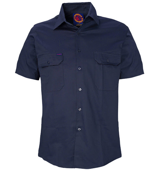 Open Front Short Sleeve Shirt