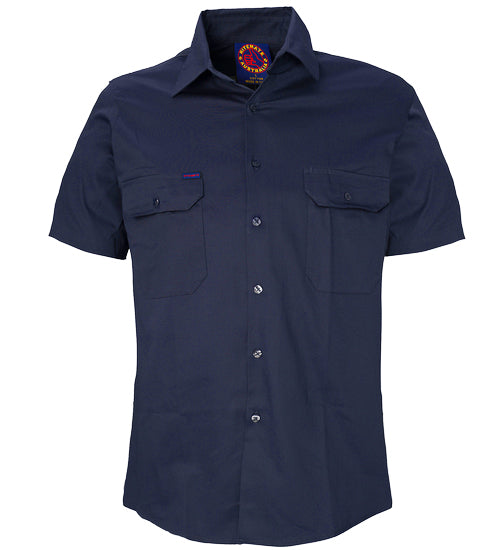 Open Front S/S Shirt