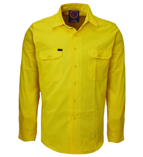 Open Front L/S Shirt