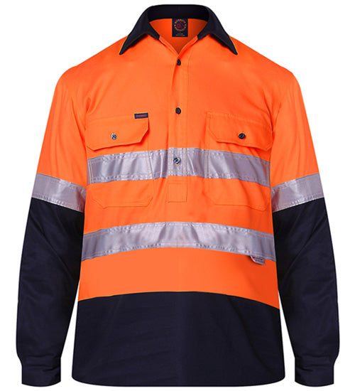 Closed Front L/S Two Tone 50mm Reflective Tape