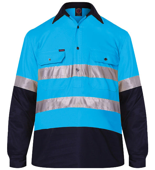 Closed Front L/S Two Tone 50mm Reflective Tape