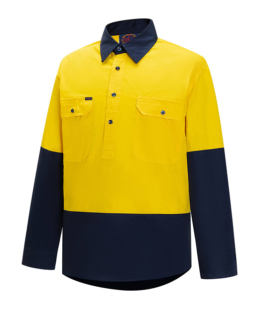 Vented Closed Front Two Tone L/W L/S