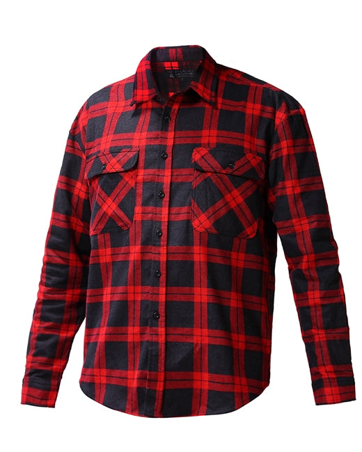 Open Front Flannelette Shirt