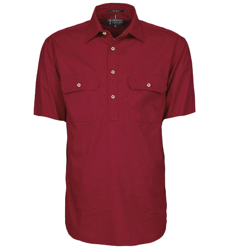 Men's Pilbara Closed Front S/S Shirt