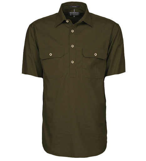 Men's Pilbara Closed Front S/S Shirt
