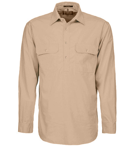 Men's Pilbara Closed Front L/S Shirt