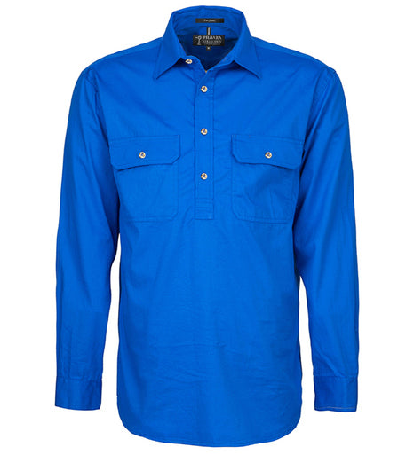 Men's Pilbara Closed Front L/S Shirt