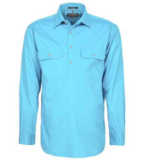 Men's Pilbara Closed Front L/S Shirt