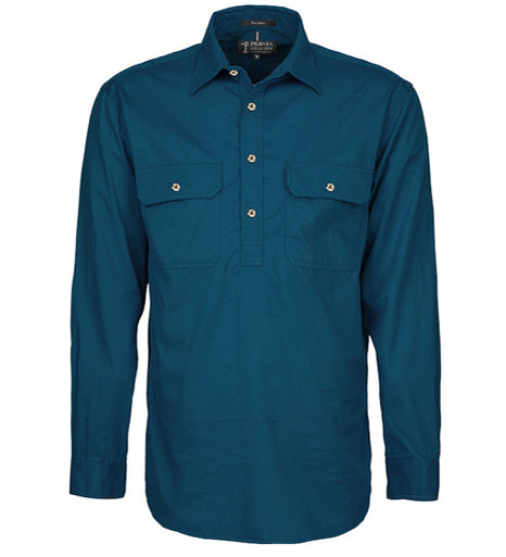 Men's Pilbara Closed Front L/S Shirt