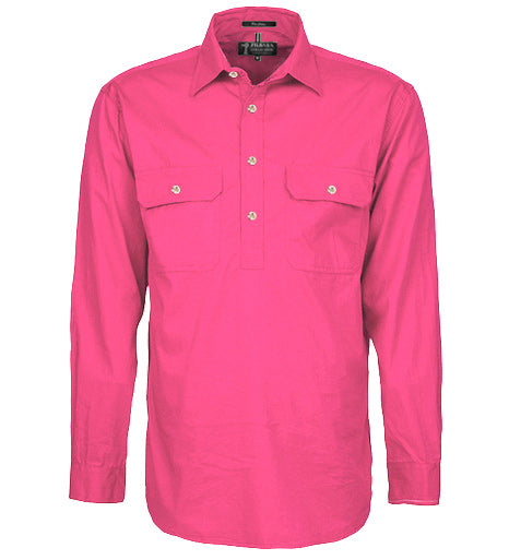 Men's Pilbara Closed Front L/S Shirt