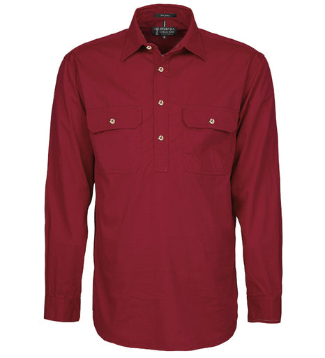 Men's Pilbara Closed Front L/S Shirt