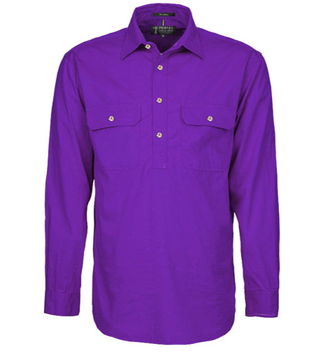 Men's Pilbara Closed Front L/S Shirt
