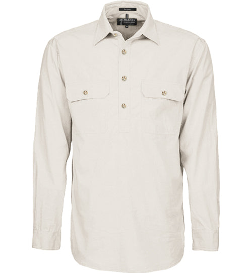 Men's Pilbara Closed Front L/S Shirt