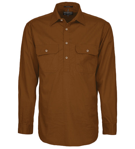 Men's Pilbara Closed Front L/S Shirt